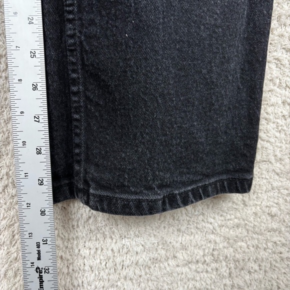 Vtg Harley Davidson Jeans Womens 14 Black Bootcut Genuine Motor Clothes 5 Pocket - Picture 14 of 15